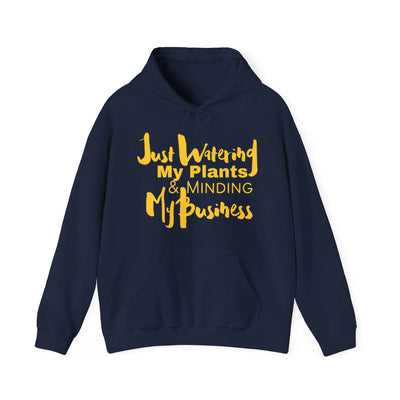 Just Watering My Plants Unisex Heavy Blend Hooded Sweatshirt