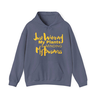 Just Watering My Plants Unisex Heavy Blend Hooded Sweatshirt