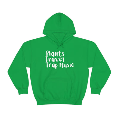 Plants Travel and Trap Music Unisex Hooded Sweatshirt