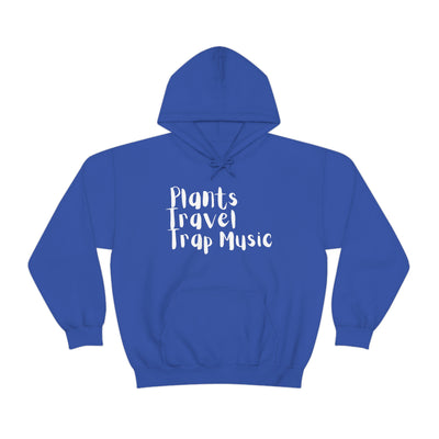 Plants Travel and Trap Music Unisex Hooded Sweatshirt